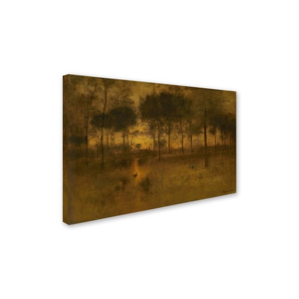 George Inness 'The Home Of The Heron' Canvas Art,16x24